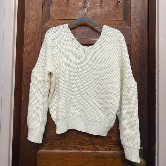 Cream Poof Apparel Knit Sweater - Picture 2 of 3